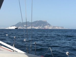 Gibraltar in Sicht